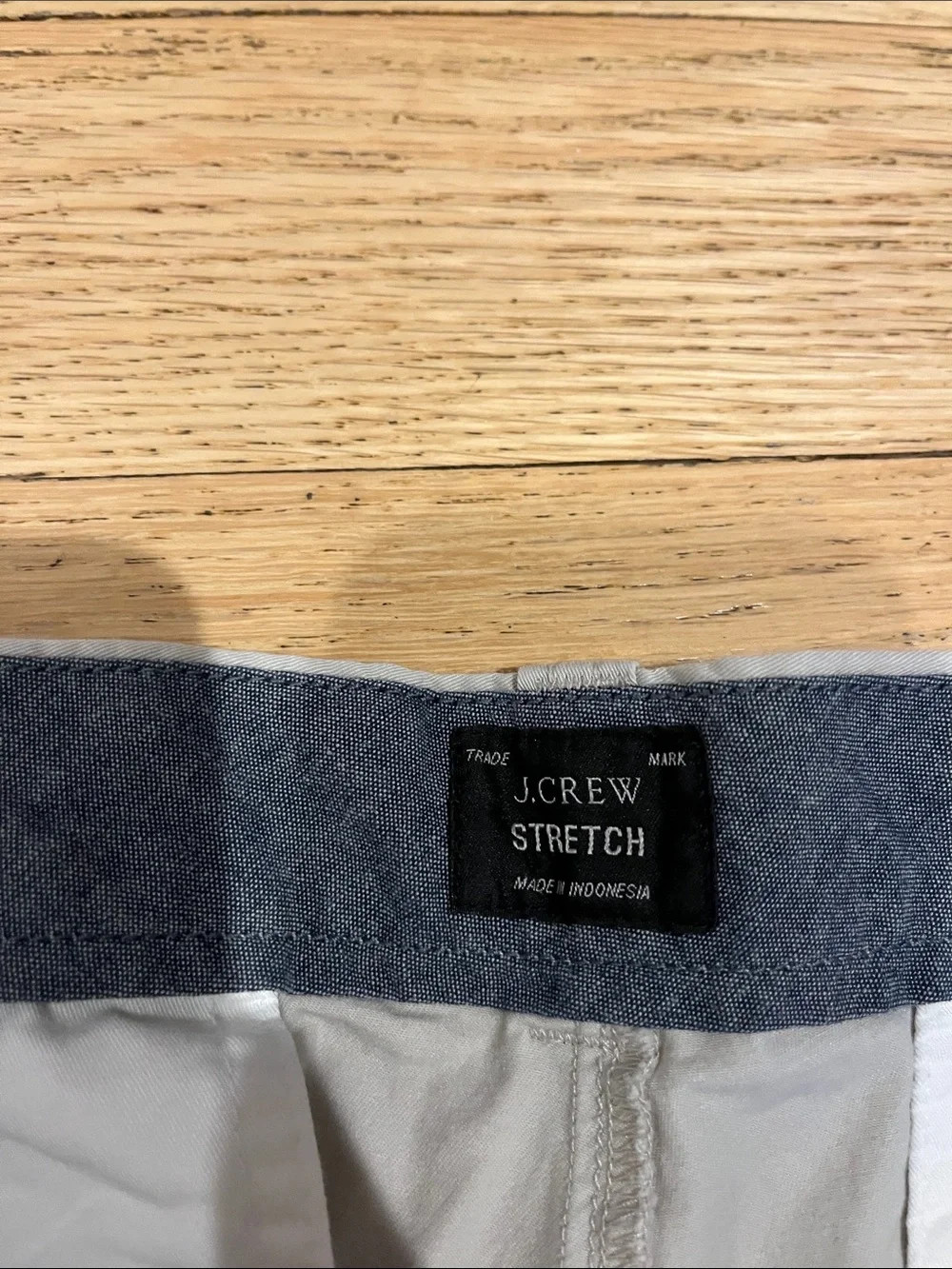 J. Crew Men's Light Khaki Flat Front Chino Shorts